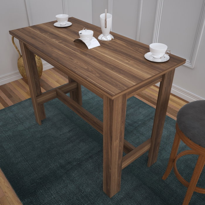 Hanah Home Mesa de Comedor Barra - Walnut Hanah Home Mesa de Comedor Barra - Walnut